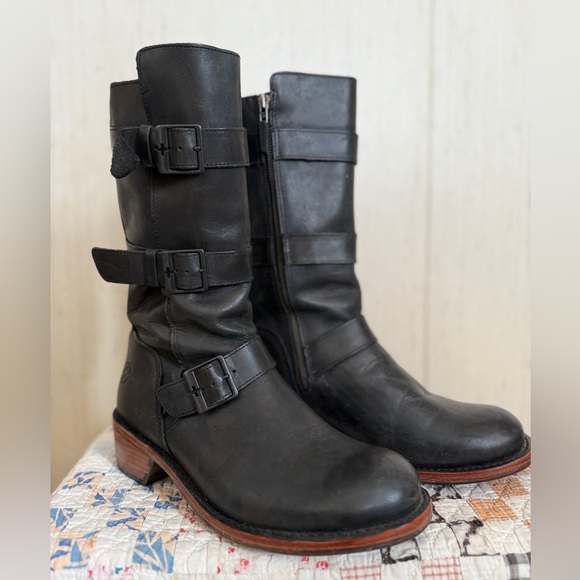 Dr Martens Jolie Biker Boots - Picture 3 of 7